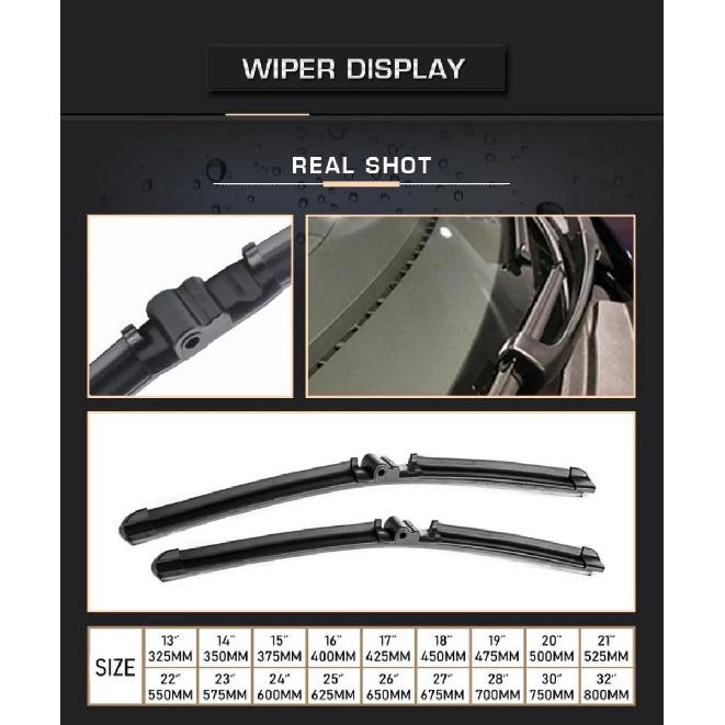 Per Volkswagen VW Touareg 2003-2006 2004 2005 Spazzole Tergicristallo Anteriori e Posteriori Spazzole Vetro Parabrezza 26"+26"+14"