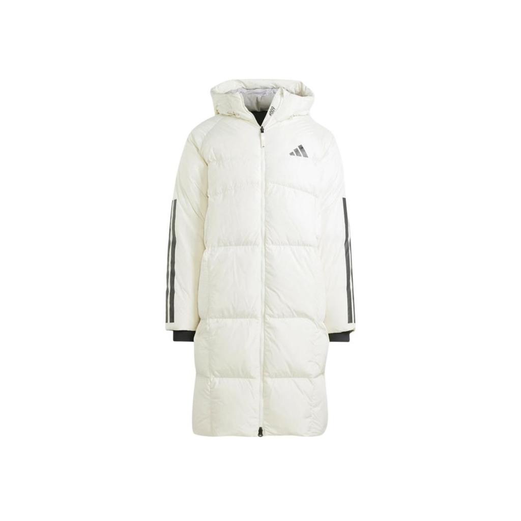 Adidas Sports Lifestyle Series Warm Long Sports Hooded Down Jacket Men Jackets Han-Jade-White JG3838