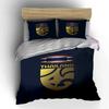 Thailand Flag and Emblem Decor Bedding Duvet Cover Set Duvet Cover Pillowcases (1 * Duvet Cover 2 * Pillowcases, Without Duvet Insert)