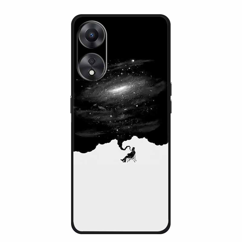 For OPPO A78 5G Case Fashion Silicone Soft TPU Back Cover For Oppo A58 A58X 5G OPPOA78 5G Phone Cases Shockproof CPH2483 Fundas