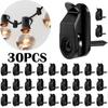 30Pcs Outdoor String Light Clips Weatherproof Cable Hanger Hooks Plastic Fairy Light Clips for Cable Holiday Decor for Outside