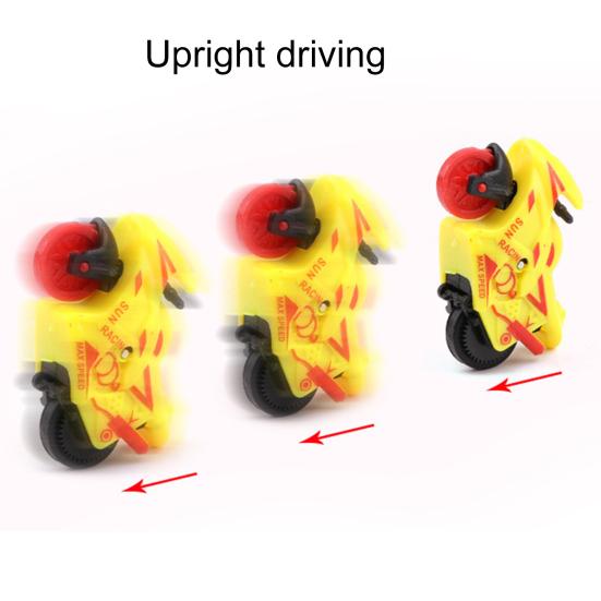 5Pcs Motorcycle Model Toys Inertia Drive Forward Mini Multicolored Battery-Free Interactive Toys Collectible Children Pull Back Cartoon Toy Vehicles