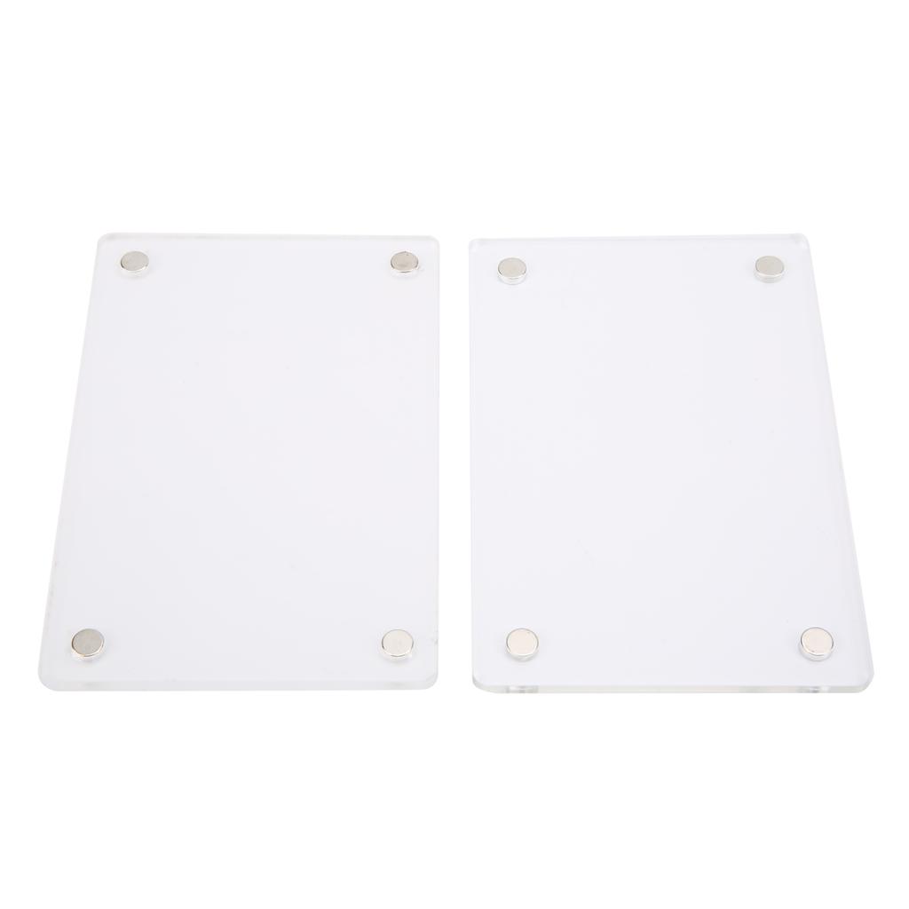 3in Magnetic Acrylic Transparent Photo Frame Refrigerator Sticker for Instax Mini