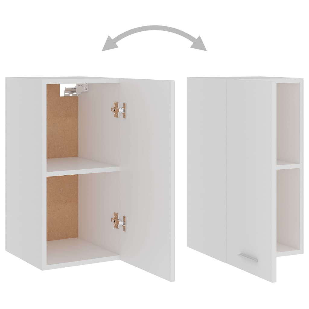 vidaXL Hängeschrank Lyon Weiß 29,5x31x60 cm Holzwerkstoff