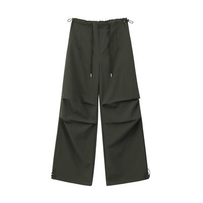 Working Pants for Women Summer Thin New Style Small Paratrooper Wide-leg Pants Quick-drying Casual Hiking Sports Pants
