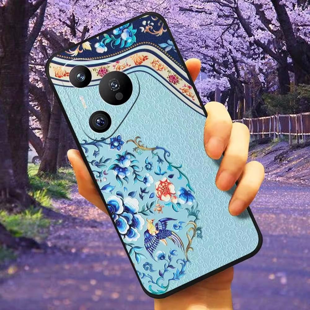 For Honor 200 / 200 Lite / 200 Pro Case 3D Flower Relief Silicone Emboss Covers for Huawei Honor 200 Pro Cases Soft Cute Cartoon