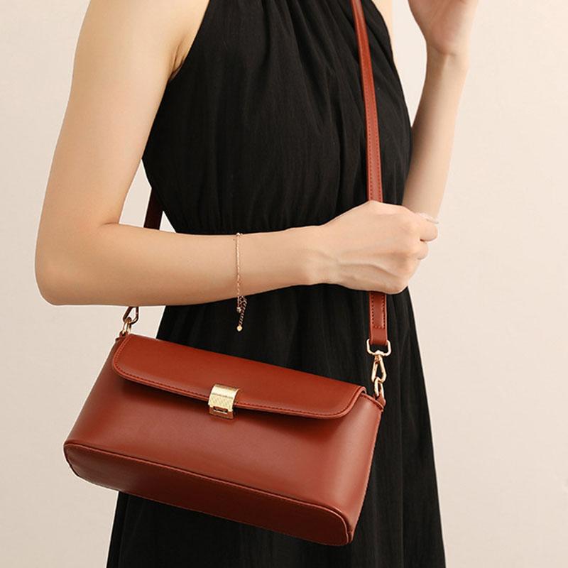 Damen Tasche PU Leder Umhängetasche Designer Luxus Handtaschen Mode Crossbody Rechteckige Taschen für Frau