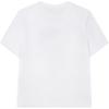 FILA Floral Print Casual Cool Feel Bouquet Embroidery Loose Round Neck Short Sleeve T-Shirt Women T-Shirt White F11W428112F-WT
