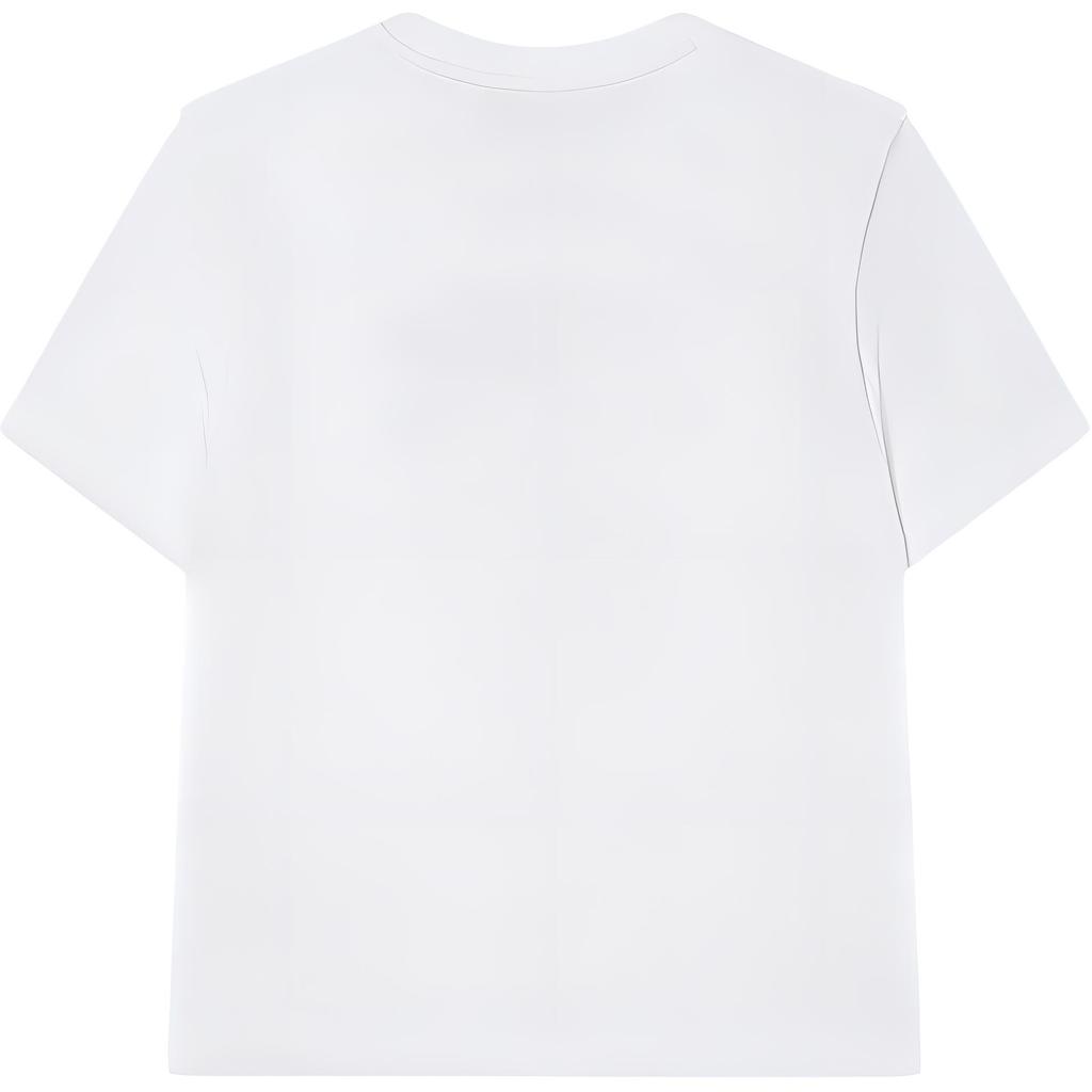 FILA Floral Print Casual Cool Feel Bouquet Embroidery Loose Round Neck Short Sleeve T-Shirt Women T-Shirt White F11W428112F-WT