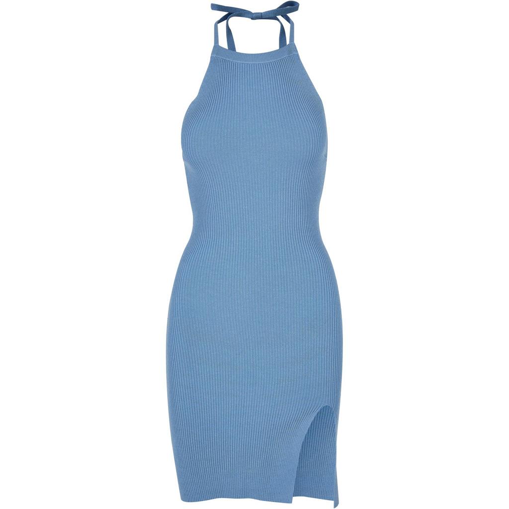 Urban Classics Womens/Ladies Rib Knit Halter Neck Dress