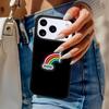 Neon Light Phone Case For iPhone 17 Air 14 15 13 12 Max Cover For Apple 16e 11 Pro Max Plus Coque