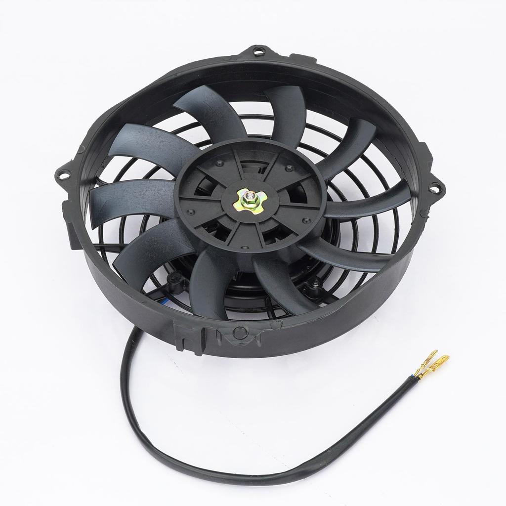 12V Universal Radiator Fan Kit: 80W/120W Electric Push-Pull Cooling System for Car, Oil Cooler, Intercooler