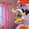 Halloween New Funny White Ghost 2D Flat Acrylic Backpack Pendant Halloween Ghost Acrylic Decoration for Offices House