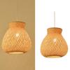 Bamboo Pendant Light Hand Woven Natural Bamboo Pendant Ceiling Light Fixture Distinctive Modern