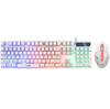 Redikai 832 USB Keyboard and Mouse Set - Luminous Gaming Kit with Colorful Backlight