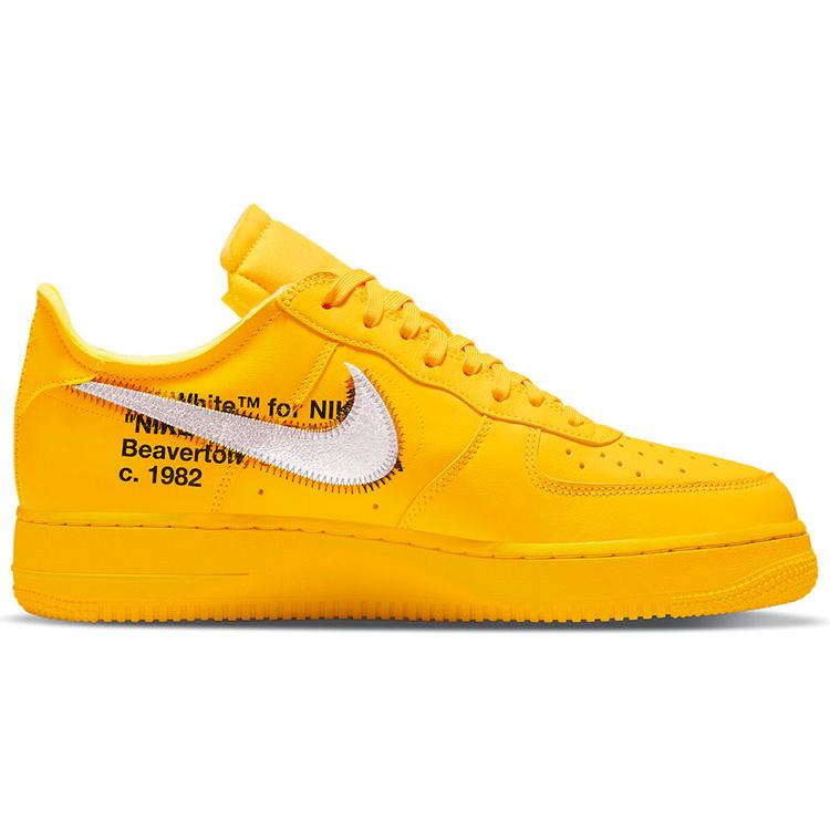 Nike Air Force 1 Low Off White Ica University Gold DD1876-700