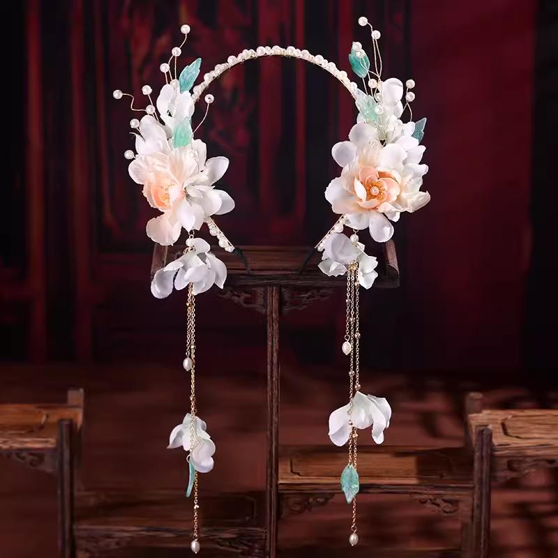 Elegant Ancient Chinese Hanfu Hair Accessories Tassel Headband Fairy Everyday Hairpins Retro Alloy Hairbands