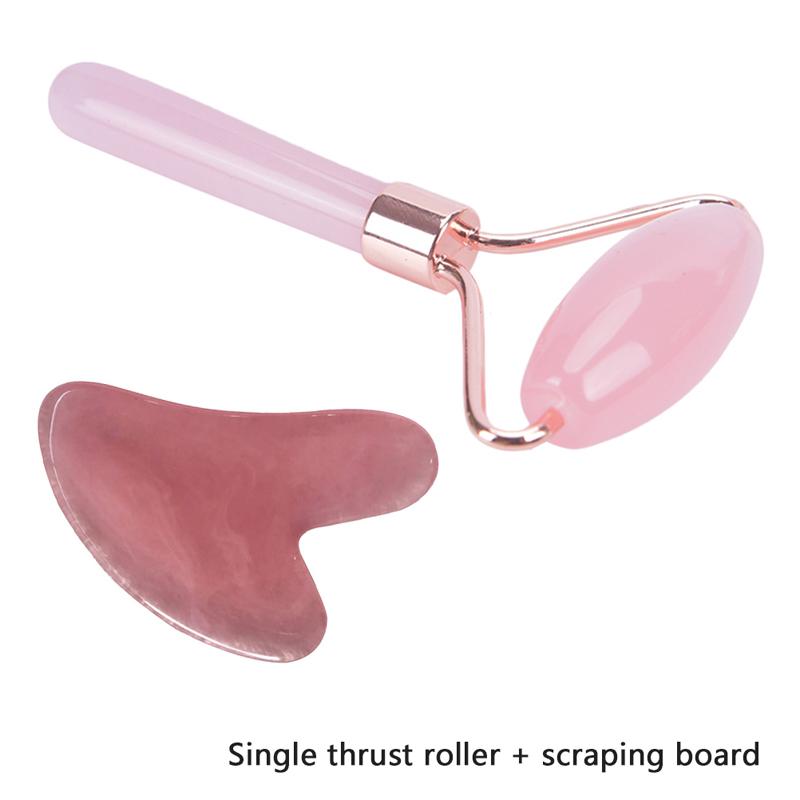 Jade Stone Needle Derma Face Arms Neck Massage Roller Ancient Face Body SPA Massage Roller Facial Massager Jade Beauty Tool 1pc