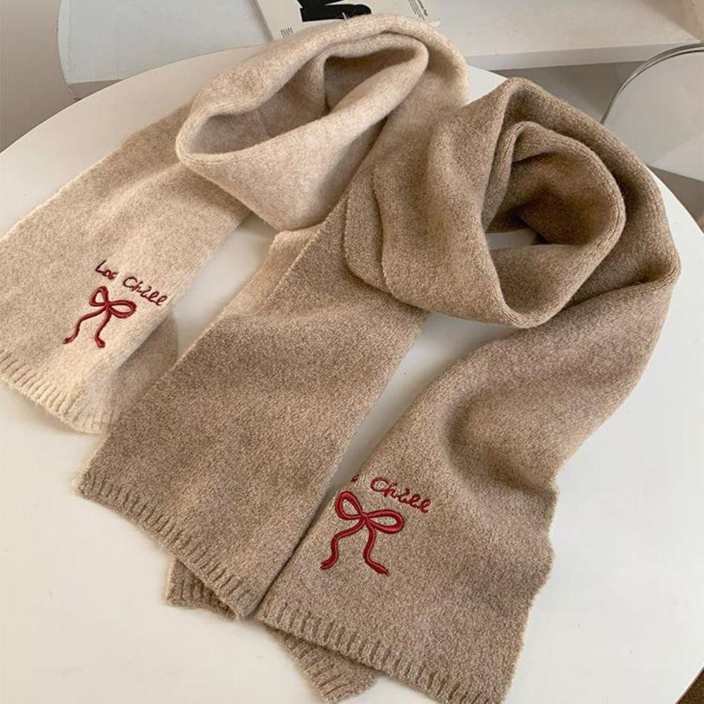 Thicken Cross Scarf Keep Warm Neck Scarf Fashion Neck Warmer  Girls