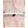 DIMANAF 2026 Summer New Plus Size Women Blouse Shirt Elegant Vintage Print Floral Lady Tops T-Shirt Cotton Clothing