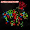 100 Pcs Glow in The Dark Rocks, Mixed Color Aquarium Glow Stones Rocks Luminous Pebbles Outdoor Decorations Stones Pebbles Glowing Stone for Fish