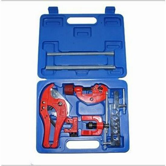 Flaring Tool Set for Brake, Copper, Air Conditioner, Refrigerator Pipes - Includes Expander & Riveting Tools, Free Shipping