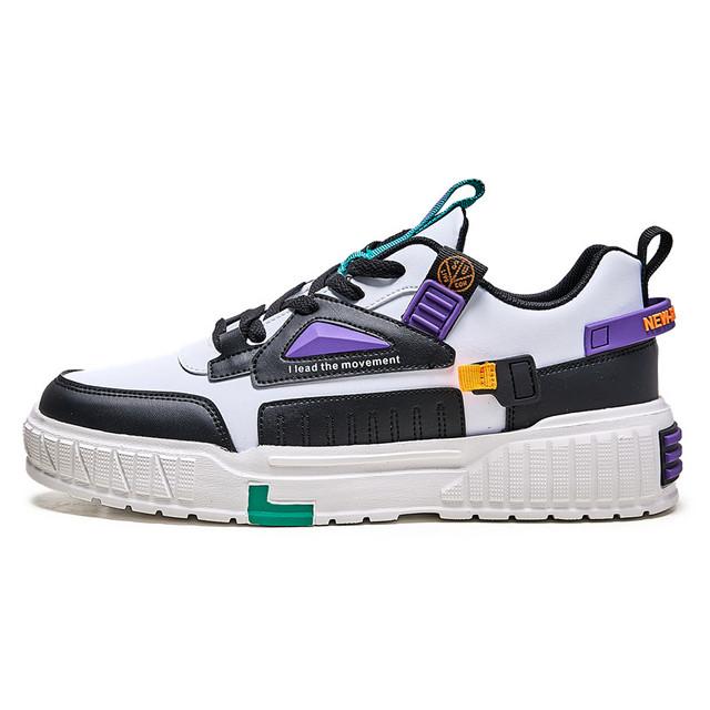 

Летняя новая мужская повседневная обувь Удобная дышащая обувь Модная мужская обувь на толстой подошве Износостойкая Нескользящая обувь 44 44 чёрный