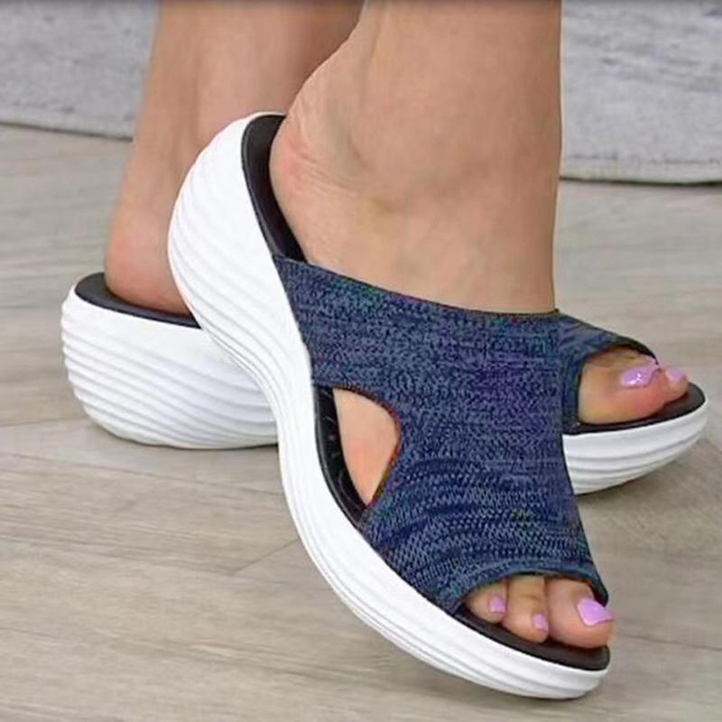 Damenschuhe Sandalen Sommer Party Damenschuhe Pantoletten Damenschuhe Keilsandalen Damen Übergröße Schuhe Frau Hausschuhe Weiblich