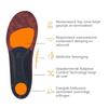 Superfeet Active Cushion Low Arch Insoles [Authorized Distributor] Shock Absorbing Cushion Type for Running and Walking, Orange, Size D (25-27cm)