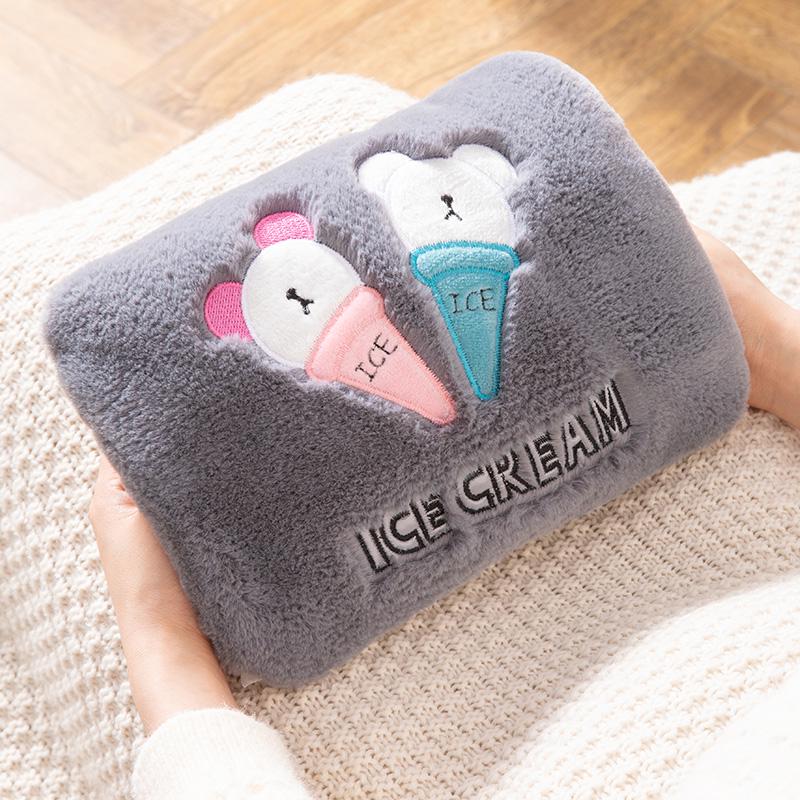 Rechargeable Explosion-Proof Electric Hand Warmer - Plush Cute Design for Women and Babies