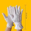 2-6Pairs White Cotton Inspection Work Gloves Women Men Household Gloves Coin Jewelry Lightweight Gloves Serving/Waiters/drivers