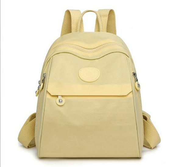 Light Purple Mini Waterproof Japanese-Style Women's Canvas Backpack