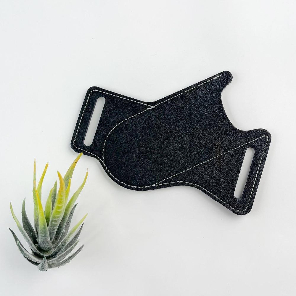 

Durable Folding Knife Sheath Pu Knife Holder Tools Pack Knife Sheath Camping чорний