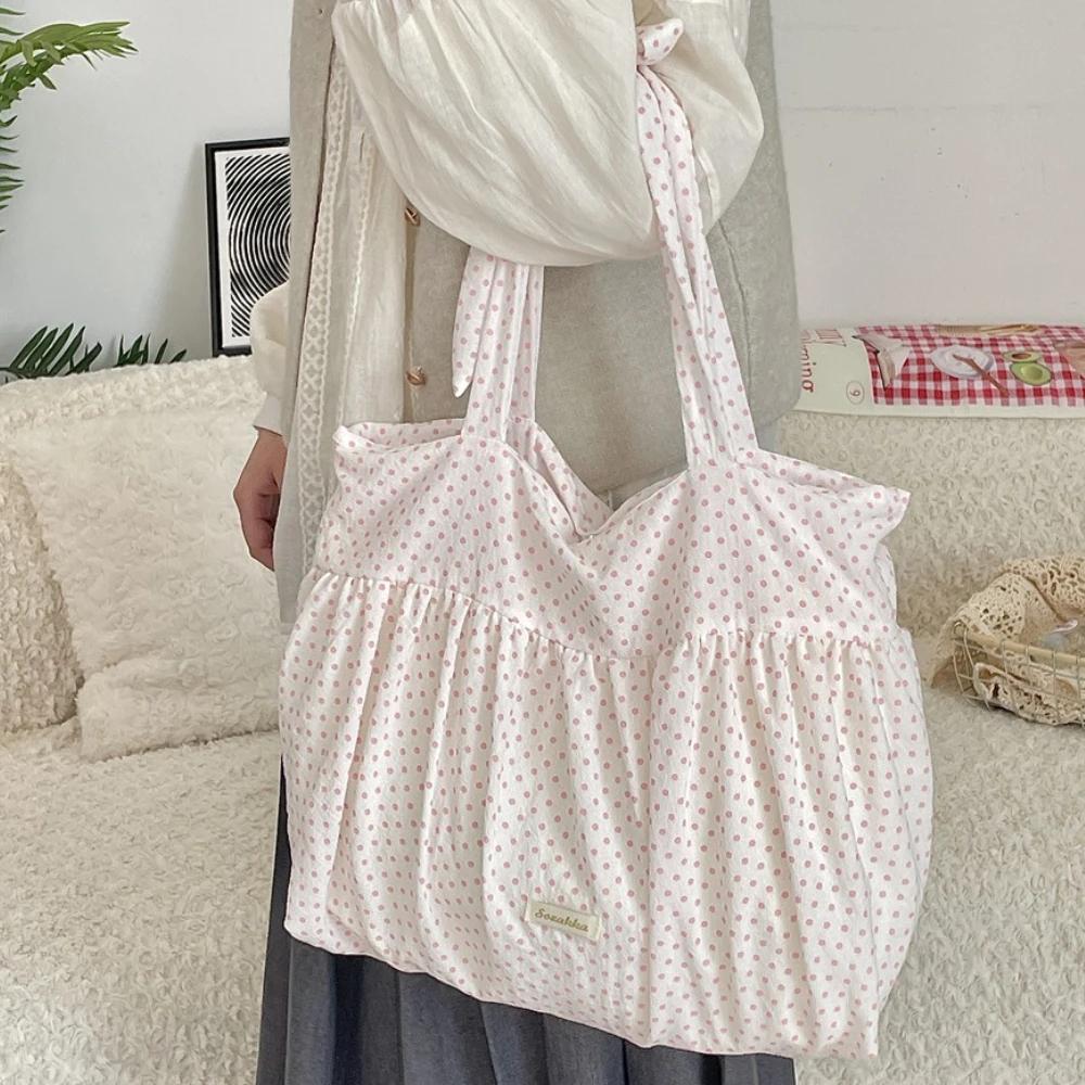 SOZAKKA Lazy Rabbit Large Capaci Tote Bag Belted Canvas Shoulder Bag Casual Sle Underarm Bag Spring Summer Model Handbag