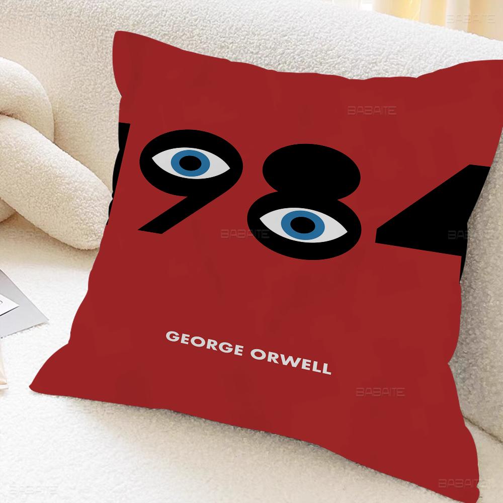 

1984 Джордж Оруэлл Наволочка Дюймы Фермерский Декор Домашние Подушки-Пледы Для Украшения Дивана 16x16Inch