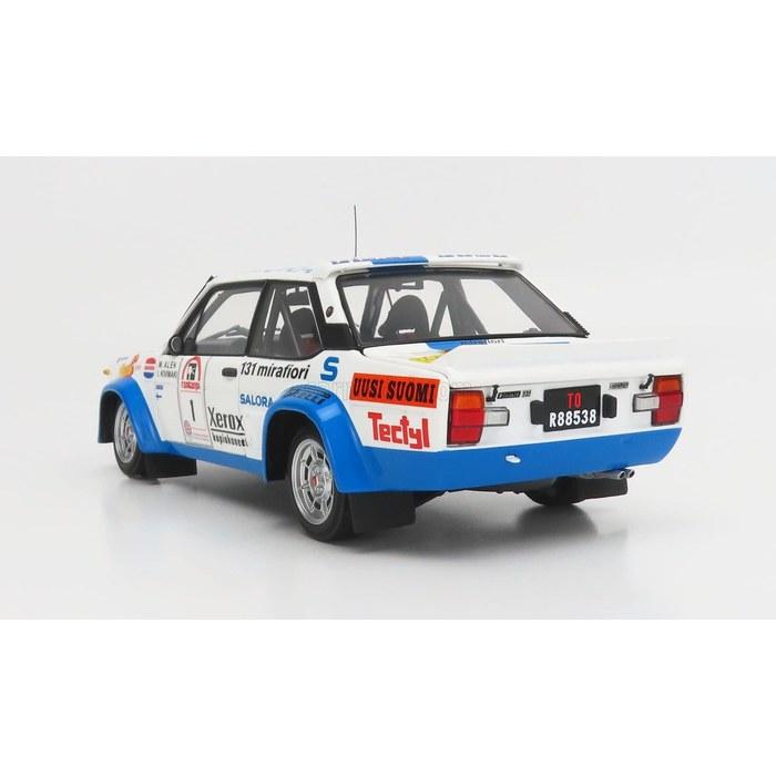 Kyosho 1/18 Fiat 131 Abarth 1980 1000 Lakes #1