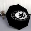 Printed Chelsea FC logo Printed Folding Umbrella,Outdoor,Leisure,And Travel Umbrella,Durable Umbrella Fabric,Birthday And Holiday Gift