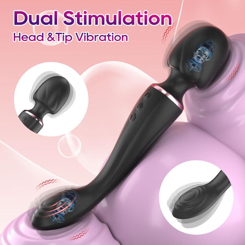 High Dildo Vibrator Power AV Magic Wand Massager Anal G Spot Clitoral Stimulation Waterproof Adult Sex Toys for Women & Couples