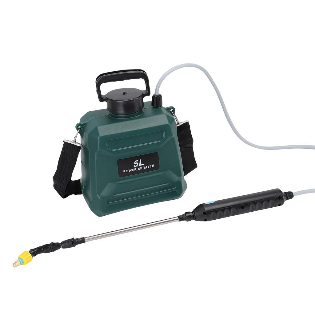 Gartensprühgerät 5L Hohe Effizienz   Akku-Laufzeit Elektrisches Sprühgerät mit Düsen Einziehbarer Stiel zur Reinigung Unkrautbekämpfung