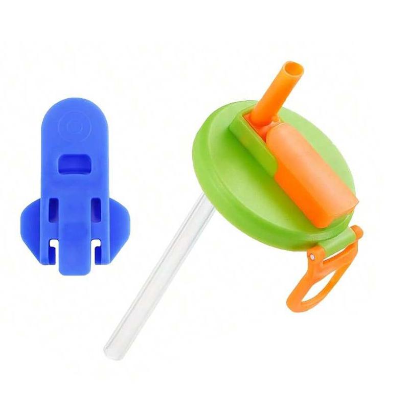 

Крышки для банок с содовой с соломинкой, Крышки для банок с содовой с силиконовой соломинкой Многоразовые Подходят для стандартных Для Напитков, Пива, Сока, Сельтерской воды зелёный