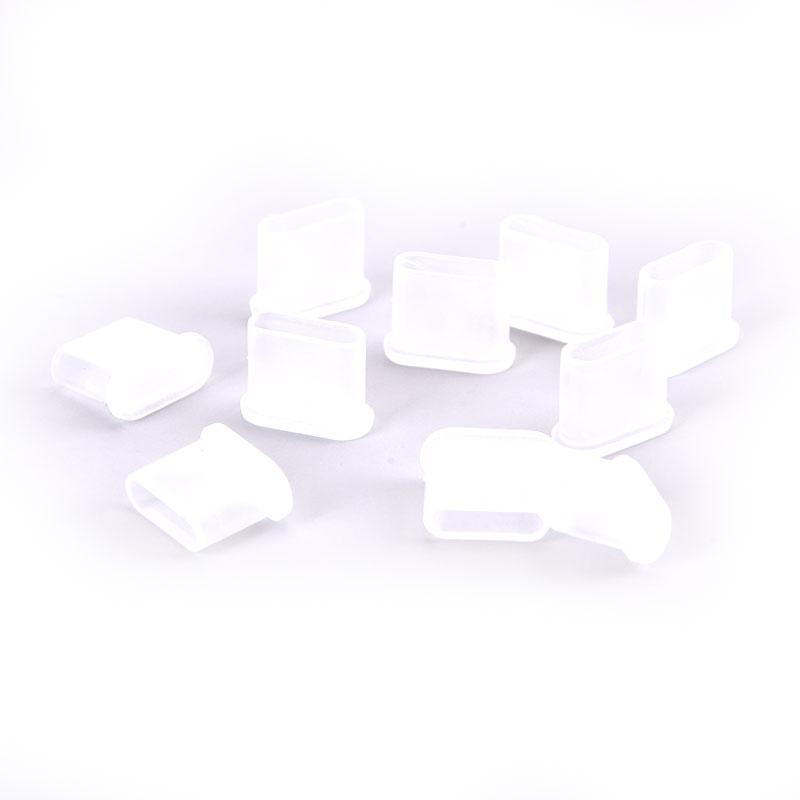 10X Type-C Dust Plug Usb Charging Port Protector Silicone Cover For Smart Phone