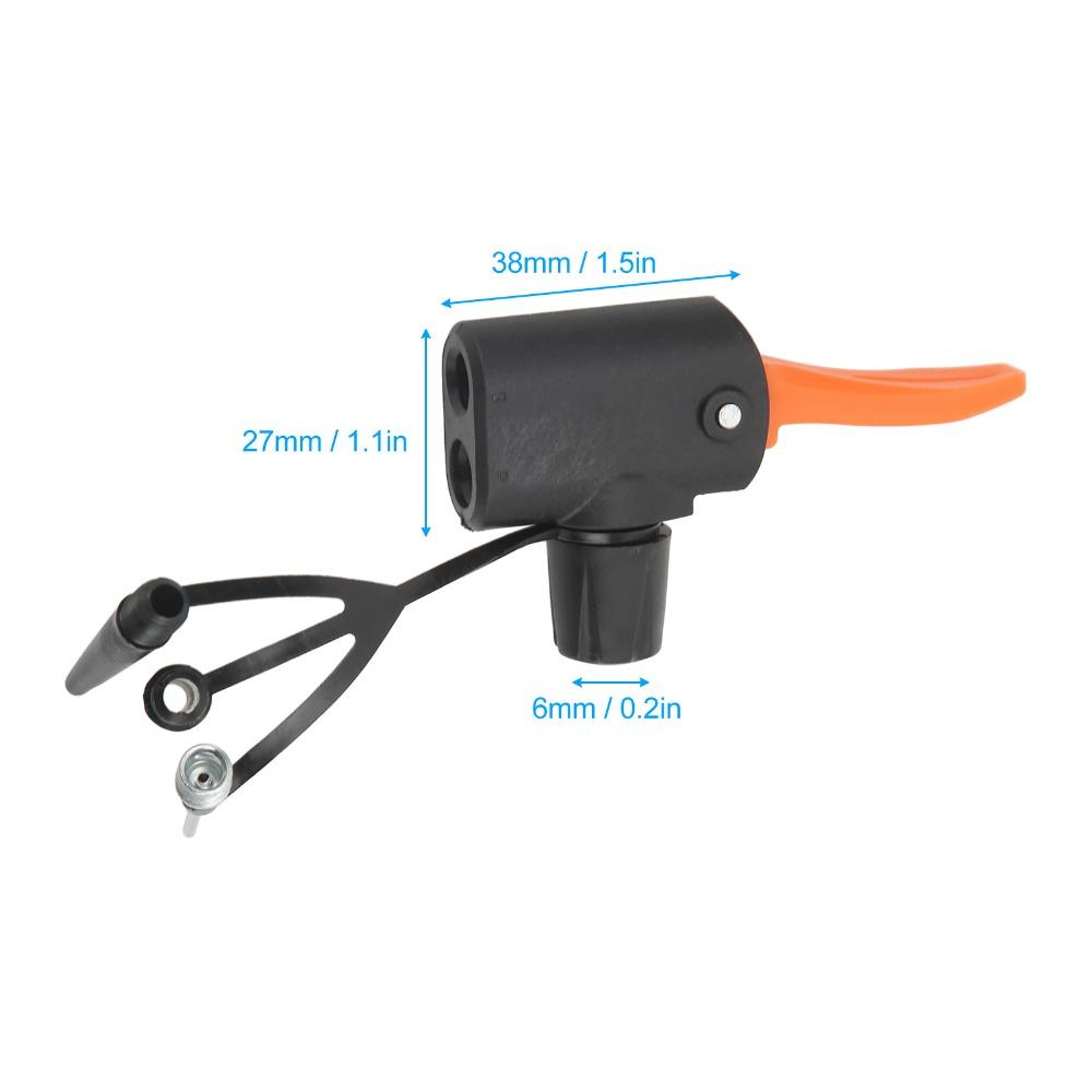 Versatile Function Bike Air Nozzle Portable Bike Tire Inflator Head  for Bike Maintenance