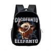 Kids Baby Cartoon School Bags 16inch Funny Italian Brainrot Small Backpack for 5-10 Years Old Tralalero Tralala Children Bookbag