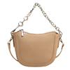 Fashion casual solid color chain dumpling bag spring trend messenger bag women's new armpit single shoulder messenger bag