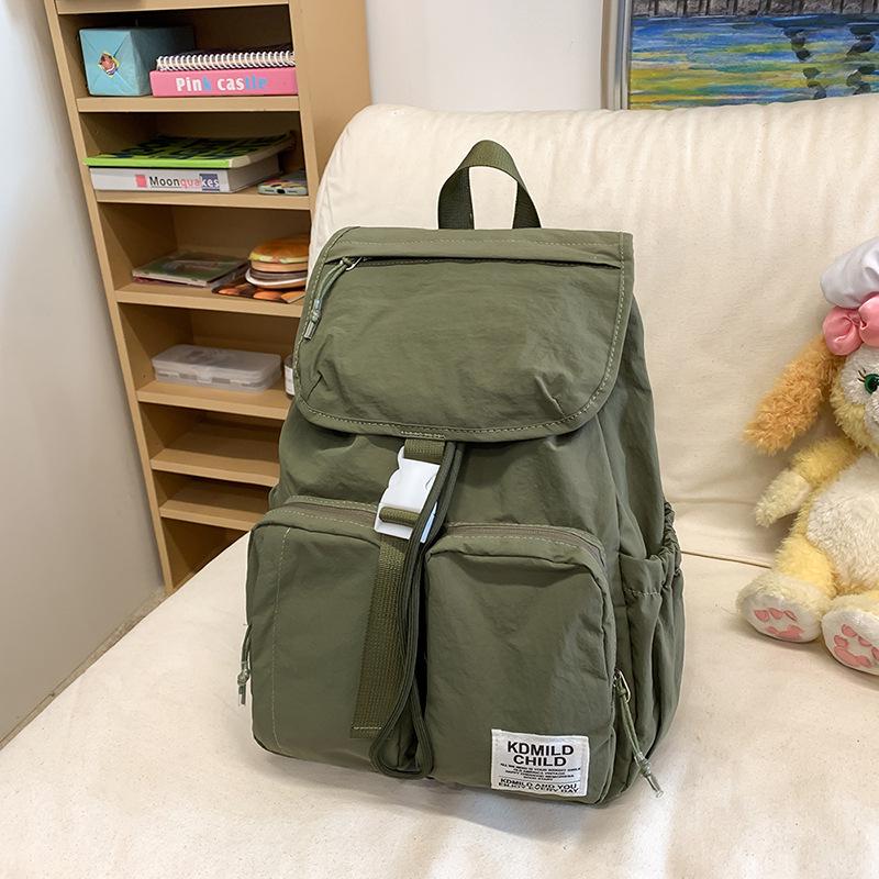 Женский модный рюкзак в японском стиле с несколькими карманами для колледжа - Большая вместимость, повседневная мода