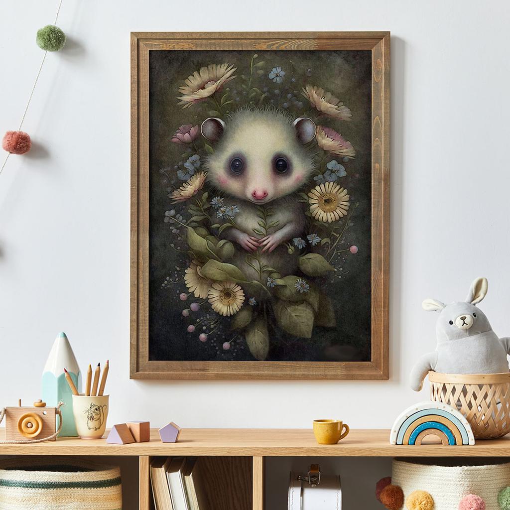 Poster for a Child Children's Pictures Opossum