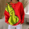 Women's Casual Shirts Long Sleeve Tops Button Up V Neck Loose Knit Fall Favorites For Women