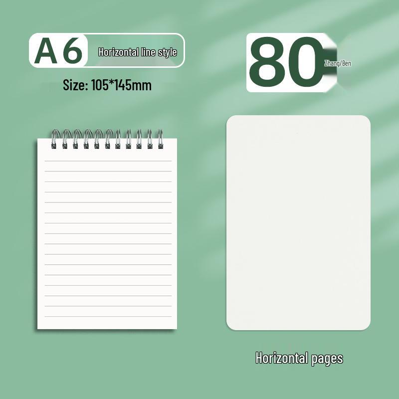 

Spiral Notebook Set: A4 Top-Bound, A5 INS Style, B5 Large Loose-Leaf, Lined & Grid