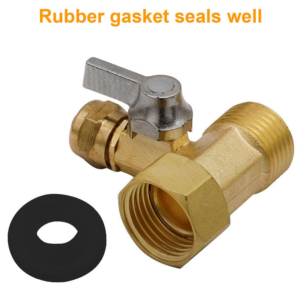 3/8inch Ball Valve Good Sealing No Leakage Faucet Inlet Ball Valve Standard Thread for Home Purifier for Filter