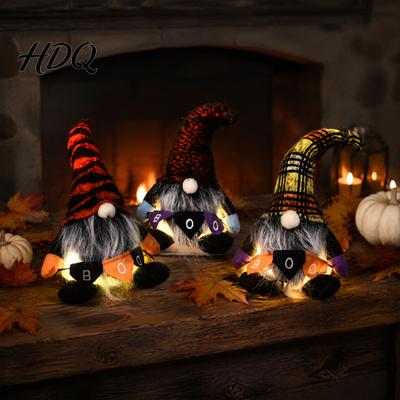 Indoor Window Displays Halloween Plush Gnome Decoration Spooky Boo Swedish Tomte Elf Figurine Holiday Gift Souvenirs